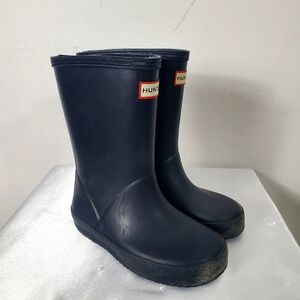 Hunter kids Rain Boots 10B 11G US